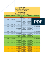 Horarios Oficiales CETI