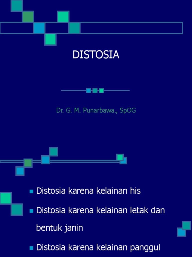 DISTOSIA | PDF