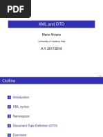 XML and DTD: Mario Alviano