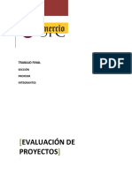 Evaluación de proyecto editorial para microempresas