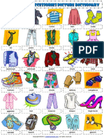 clothes and accessories esl vocabulary picture dictionary worksheet for kids.pdf