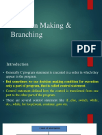 7 - Decision Making and Branching