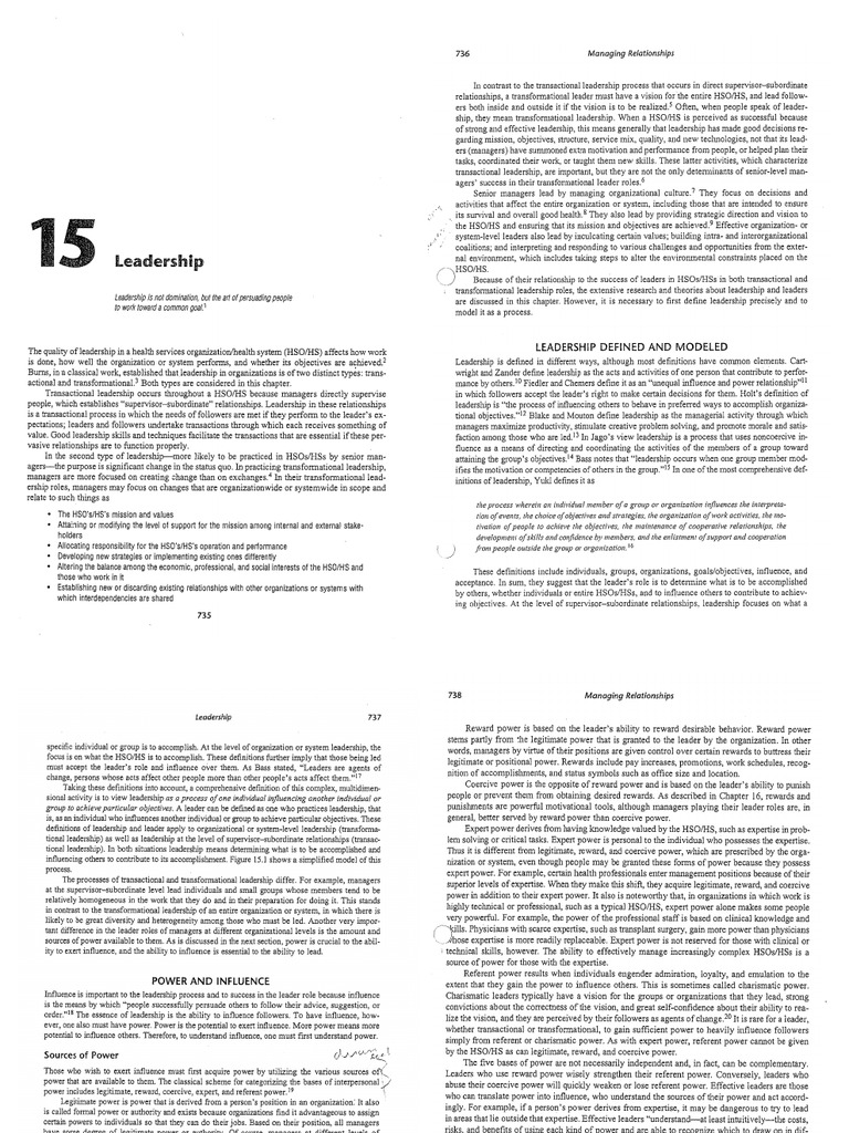 Leadership | PDF
