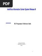 IntelliVue Information Center HL7 Programmer S Guide PDF