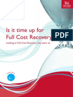 Is It Time Up For Full Cost Recovery?