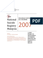 National Suicide Malaysia 2007