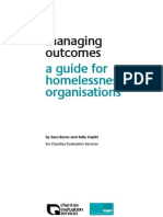 Managing Outcomes: A Guide For Homelessness Organisations