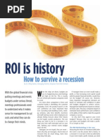 Download ROI is History - How to Survive in a Recession by Event ROI Alumni SN40310559 doc pdf