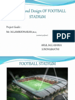 Planning and Design OF FOOTBALL Stadium: Project Guide: Mr. M.LAMBODHARAN, M.e