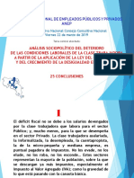 25 Concluciones:Análisis Del Deterioro de Las Condiciones Laborales A Partir de La Ley Del Combo Fiscal