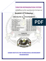 Multi Evaporator Refrigeration System: Bachelor of Technology