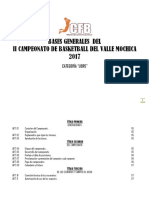 Bases Generales Del Campeonato de Basketbal Mochica 2017