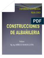 SESION N° 02 - CONSTRUCCIONES DE ALBAÑILERIA