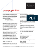 Technical Data Sheet: Blackfriar Wood Dye