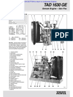 Genset Engine Specifications for TAD 1630 GE