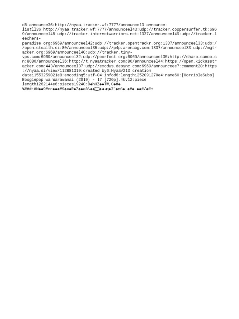 Horriblesubs Boogiepop Wa Warawanai 19 17 7p Mkv Torrent Naval Aviation Aircraft