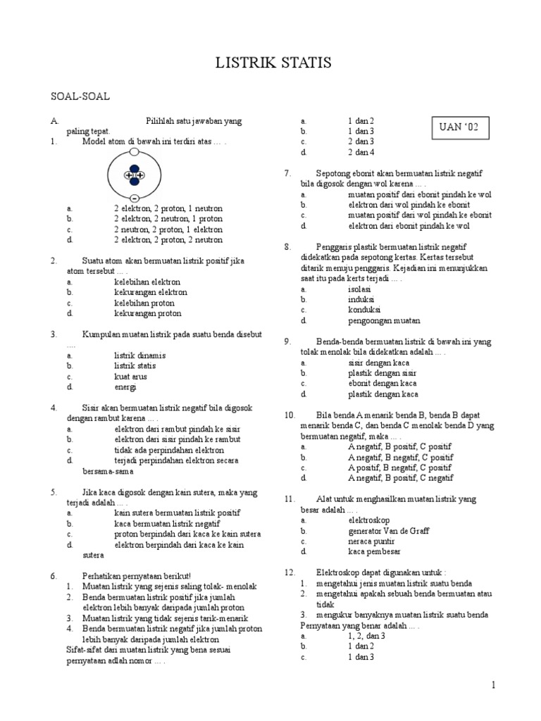 Konsep Listrik Statis
