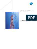 Especificaciones Tecnicas Obras Civiles PDF