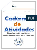 Caderno de Atividade 7º Ano