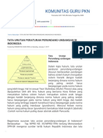 Tata Urutan Peraturan Perundang-Undangan Di Indonesia - Komunitas Guru PKN