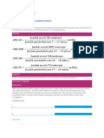 RUMUS BPS DAN RUMUS Angka Partisipasi Kasar (APK)