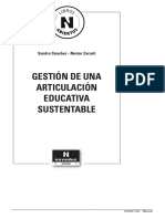 Gestion de Una Articulacion Educativa Sustentable Fragmento