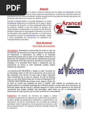 Arancel Arancel Acuerdo General Sobre Aranceles Aduaneros Y Comercio