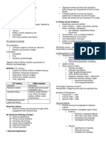 MODULE 1: Introduction To History: II. Primary Source Evidence