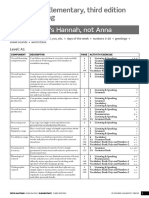 English File Elementary, Third Edition CEFR Mapping: My Name's Hannah, Not Anna