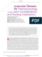 Treatment Considerations, and Nursing Implications: Cardiovascular Disease and HIV: Pathophysiology