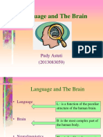Language and The Brain: Pudy Astuti (2013083059)