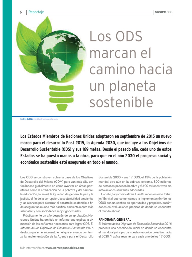 Seminario impermeable Maletín Dossier Ods | PDF | Sustentabilidad | Desarrollo sostenible