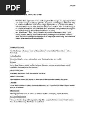 short story outline