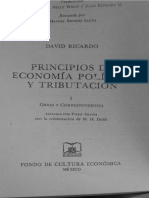 Principios de Economía Política y Tributación