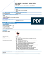 NS20150 NARK II Cocaine ID Swipe 50/box: Safety Data Sheet