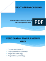 Management Approach Mpkp