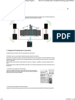 DJ Party: 1. Equipment Positioning & Connections