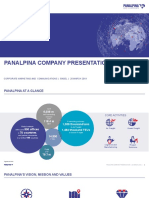 Panalpina Company Presentation Website