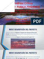 Análisis crítico del Plan de Manejo Ambiental del Aeropuerto de Tocumen