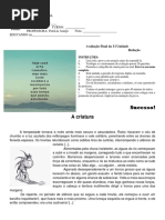 prova 2unidade 8 ano Redação 2018.docx