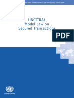 UNCITRAL Model Law On Secured Transactions PDF