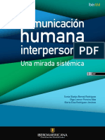 Comunicación Humana Interpersonal Una Mirada Sistémica PDF