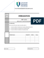 Lab 05 Sterilization