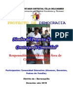 Proyecto de Democracia 2018