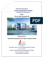 Cleaning Cooling Tower Project: Technical Proposal of