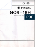 Recta Industrial Typical gc6-18h PDF
