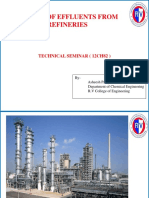 Treatment of Effluent From Refineries