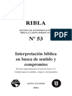 RIBLA Interpretación Biblica PDF