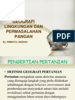 Geografi Pertanian 1