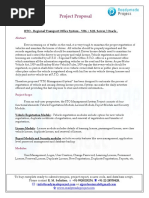 Project Proposal: RTO - Regional Transport Office System - VB6 + SQL Server / Oracle